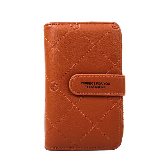 Жіночий гаманець "WEICHEN", коричневий П4246