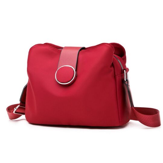 Женская сумка клатч, красная П4249