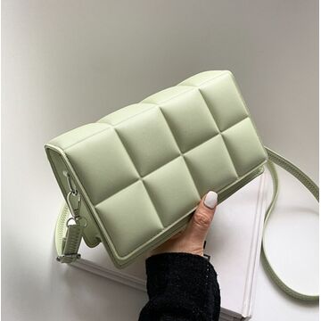 Женская сумка клатч, зеленая П4254