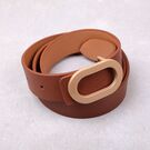 Жіночий ремінь, коричневий П4280