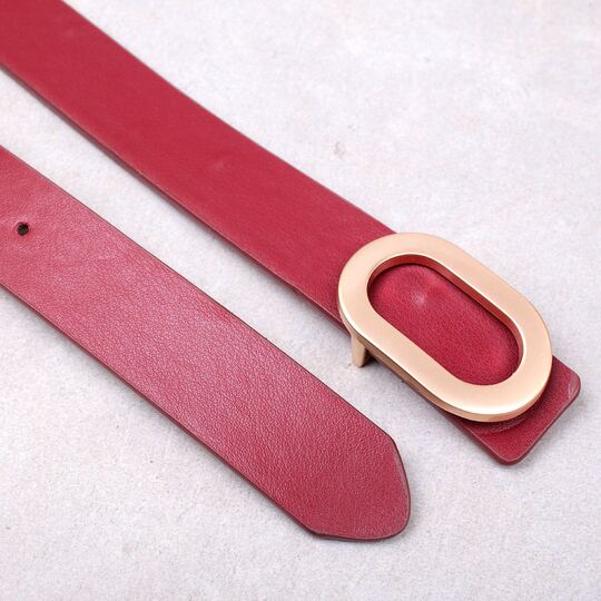 Жіночий ремінь, червоний П4281