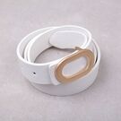 Жіночий ремінь, білий П4282