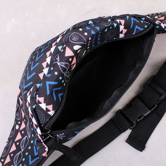 Жіноча поясна сумка, бананка "Візерунок", П4285