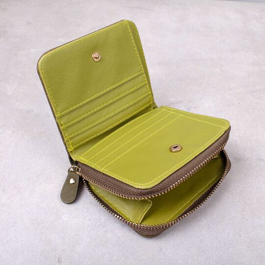 Жіночий гаманець, зелений П4290