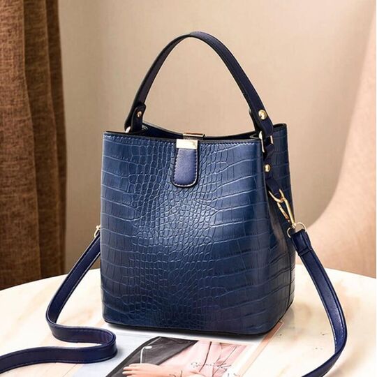 Женская сумка, синяя П4294
