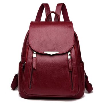 Жіночий рюкзак, червоний П4295