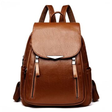 Женский рюкзак, коричневый П4296