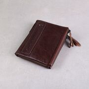 Чоловічий гаманець Contact'S, коричневий П0302