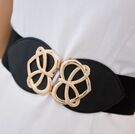 Широкий женский пояс, коричневый П4300