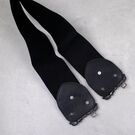 Широкий женский пояс, черный П4301