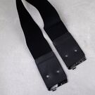 Широкий женский пояс, черный П4303