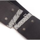 Широкий жіночий пояс, "Лисиця" чорний П4305