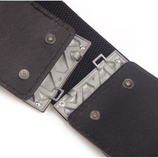 Широкий жіночий пояс, "Лисиця" чорний П4305