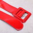 Жіночий широкий ремінь, червоний П4315