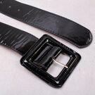 Жіночий широкий ремінь, чорний П4316