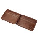 Зажим, кошелек, коричневый П0306 Зажим, кошелек, коричневый П0306