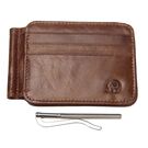 Зажим, кошелек, коричневый П0306 Зажим, кошелек, коричневый П0306