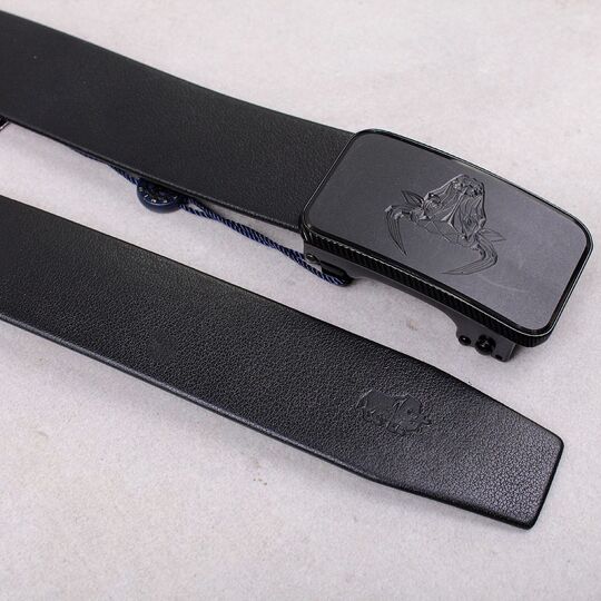 Чоловічий ремінь BISON DENIM, чорний П4341