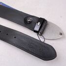 Чоловічий ремінь BISON DENIM, чорний П4342