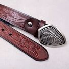 Чоловічий ремінь BISON DENIM, коричневий П4343