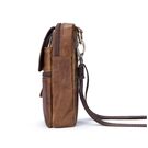 Чоловіча сумка на плече, коричнева П4344