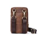 Чоловіча сумка на плече, коричнева П4344