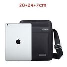 Мужская сумка VORMOR, черная с кошельком П0309