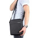 Мужская сумка VORMOR, черная с кошельком П0309