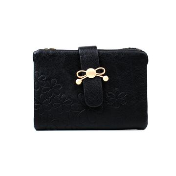 Жіночий гаманець, чорний П4369