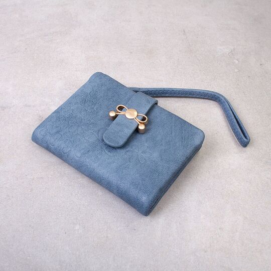 Жіночий гаманець, синій П4370