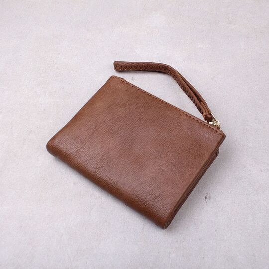 Женский кошелек, коричневый П4371
