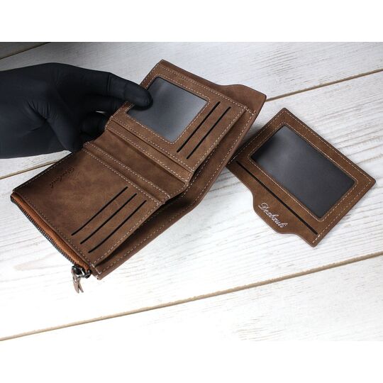 Чоловічий гаманець, коричневий П0310 Чоловічий гаманець, коричневий П0310