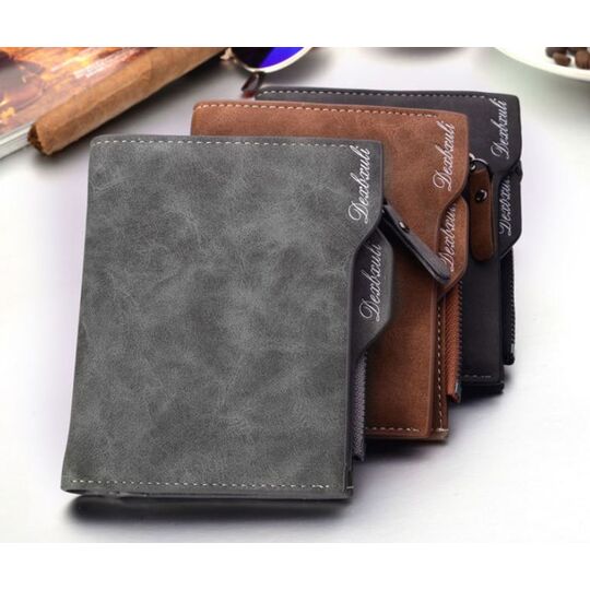 Чоловічий гаманець, чорний П0311