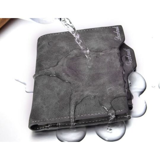 Чоловічий гаманець, чорний П0311