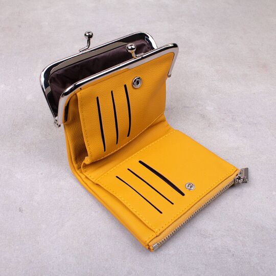 Жіночий гаманець "WEICHEN", жовтий П4396