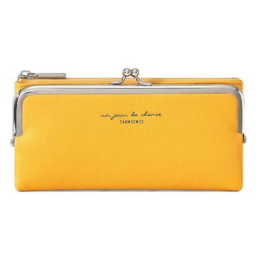 Жіночий гаманець "WEICHEN", жовтий П4397