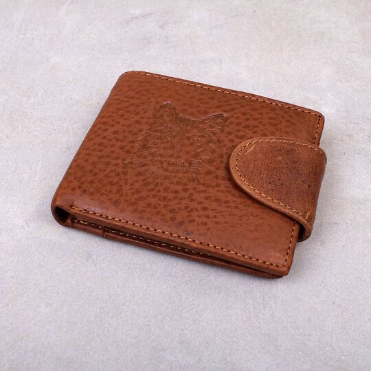 Мужской кошелек "WESTAL", коричневый П4402