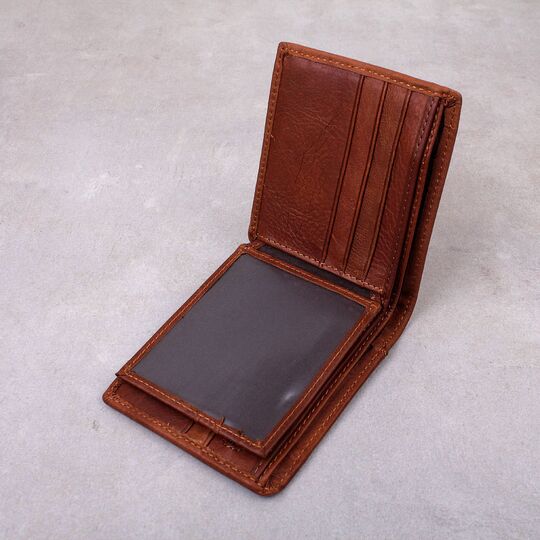 Чоловічий гаманець "WESTAL", коричневий П4406