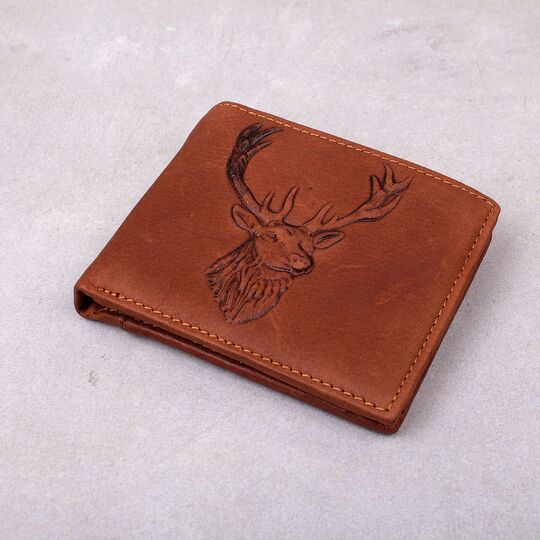 Чоловічий гаманець "WESTAL", коричневий П4406