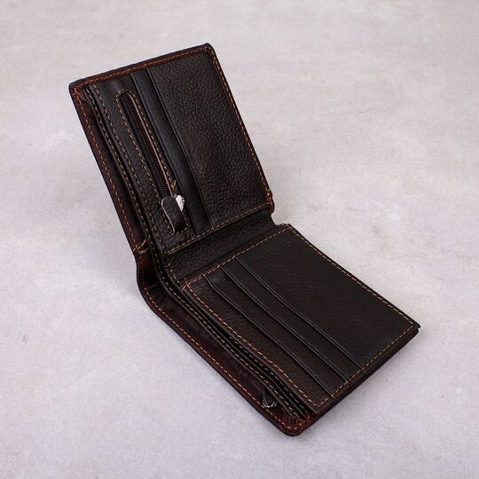 Мужской кошелек "WESTAL", коричневый П4407