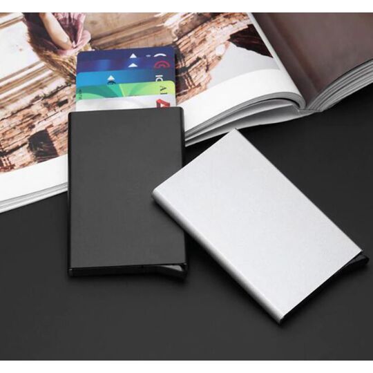 Визитница, черная П0314