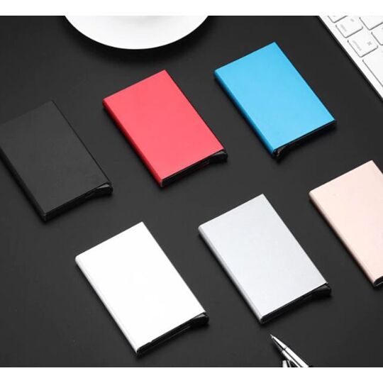 Визитница, черная П0314