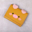 Жіночий гаманець "Свинка", жовтий П4423