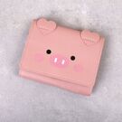 Жіночий гаманець "Свинка", рожевий П4424