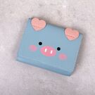 Жіночий гаманець "Свинка", блакитний П4425