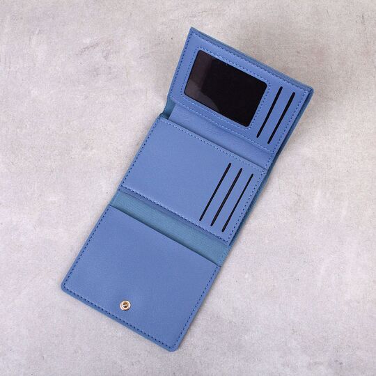 Жіночий гаманець "Свинка", синій П4427