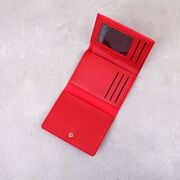 Жіночий гаманець "Свинка", червоний П4428