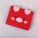 Жіночий гаманець "Свинка", червоний П4428