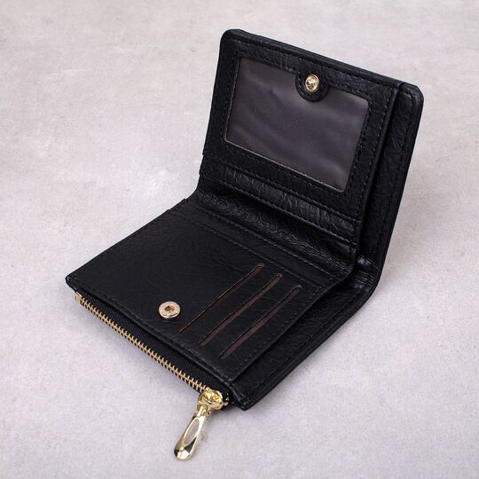 Жіночий гаманець, чорний П4452