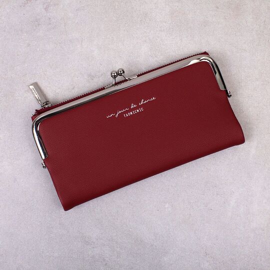 Жіночий гаманець "WEICHEN", червоний П4457